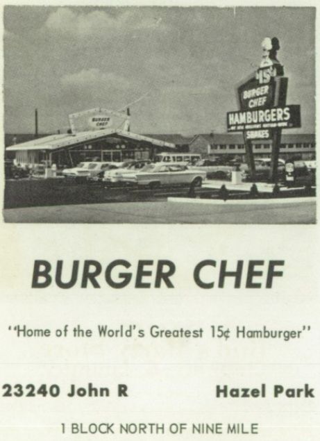 Burger Chef - Hazel Park 1965 (newer photo)